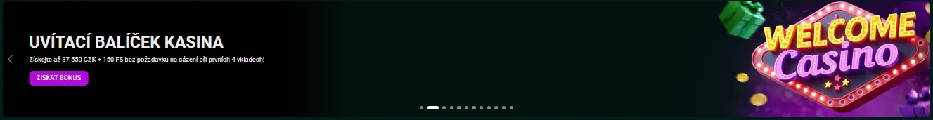 Uvítací kasinový balíček SpinBetter s bonusem a free spiny